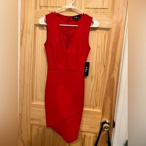 Lulu’s red tight dress